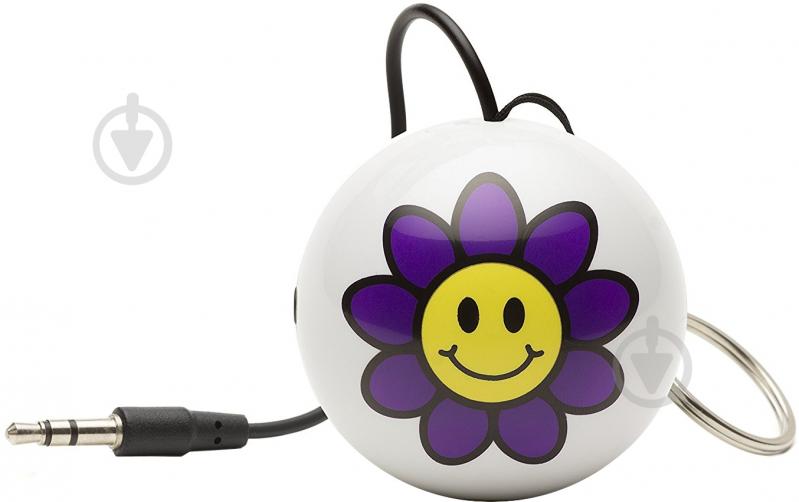 Колонки Kit KS Mini Buddy Speaker Flower 1.0 white (KSNMBFLW) - фото 1