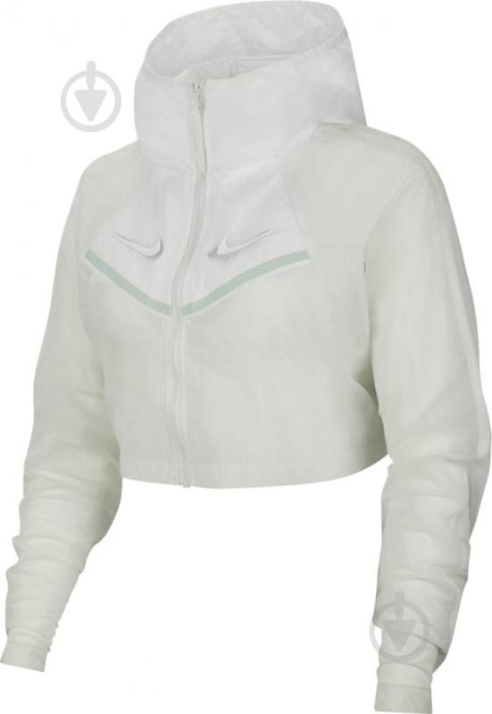 Куртка женская демисезонная Nike W NSW JKT UP IN AIR CT0764-083 р.S белая - фото 1