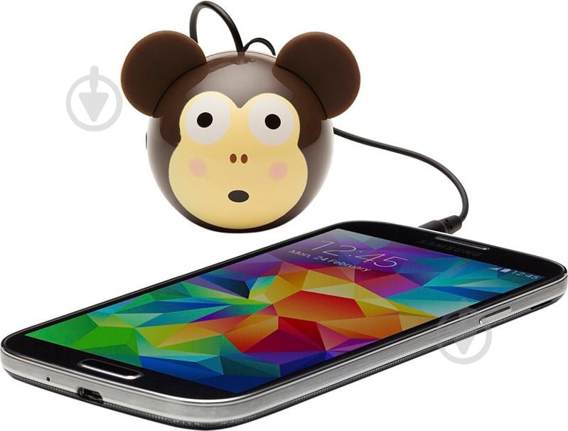 Колонки Kit KS Mini Buddy Speaker Monkey 1.0 brown (KSNMBMKY) - фото 3