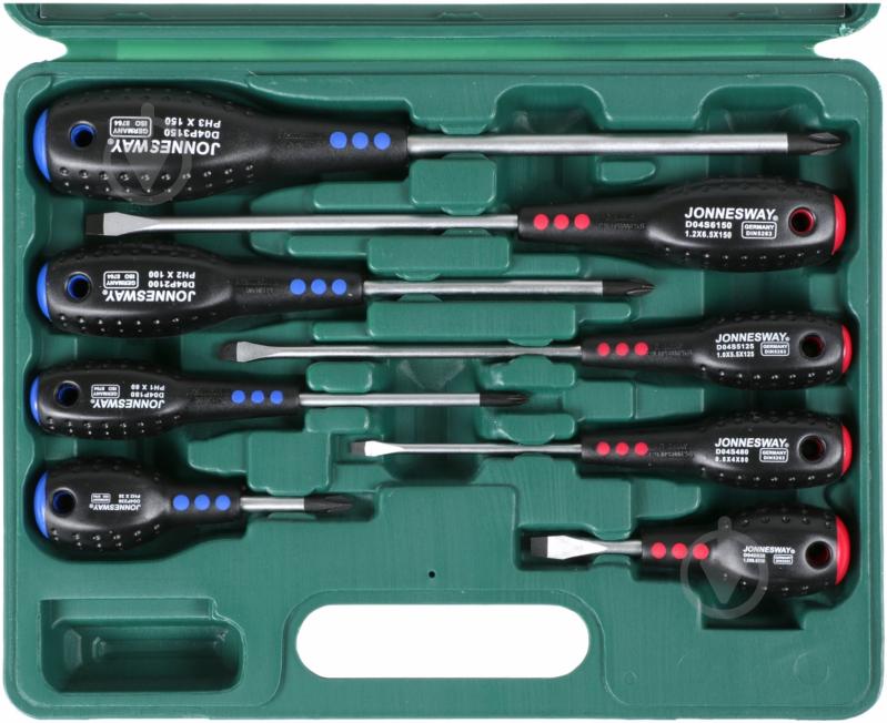 Набор отверток Jonnesway  D04PP08S - фото 3