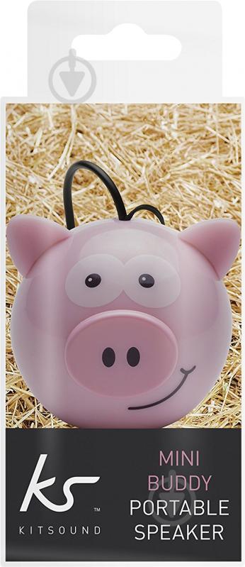 Колонки Kit KS Mini Buddy Speaker Pig 1.0 pink (KSNMBPIG) - фото 4