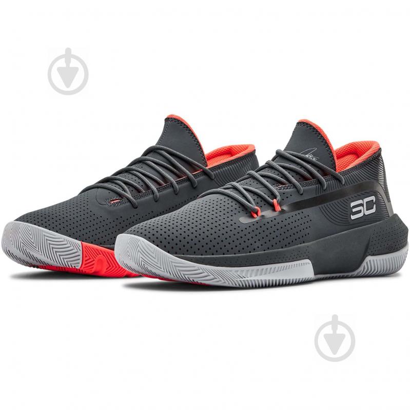 Кроссовки мужские Under Armour UA SC 3ZER0 III 3022048-102 р.41 серые - фото 4