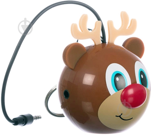 Колонки Kit KS Mini Buddy Speaker Reindeer 1.0 brown (KSNMBRDR) - фото 2 Колонки Kit KS Mini Buddy Speaker Reindeer 1.0 brown (KSNMBRDR) - фото 2