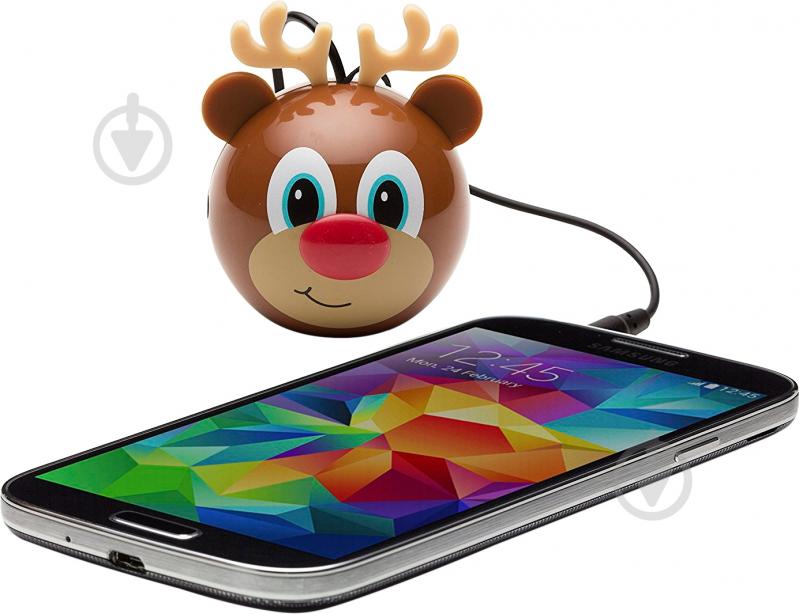 Колонки Kit KS Mini Buddy Speaker Reindeer 1.0 brown (KSNMBRDR) - фото 4 Колонки Kit KS Mini Buddy Speaker Reindeer 1.0 brown (KSNMBRDR) - фото 4