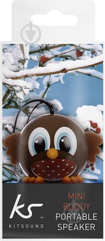 Колонки Kit KS Mini Buddy Speaker Robin 1.0 brown (KSNMBROB) - фото 4