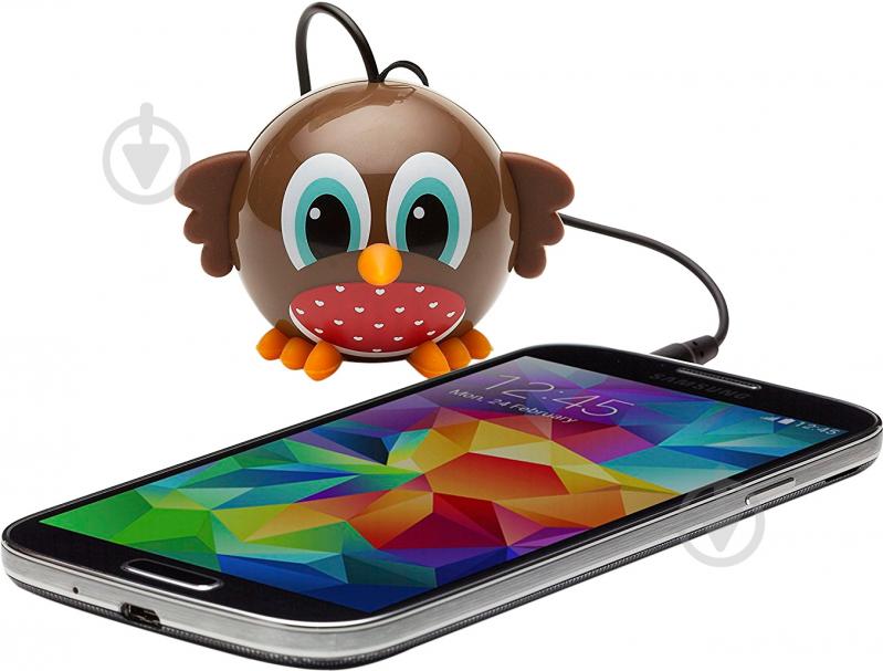 Колонки Kit KS Mini Buddy Speaker Robin 1.0 brown (KSNMBROB) - фото 3