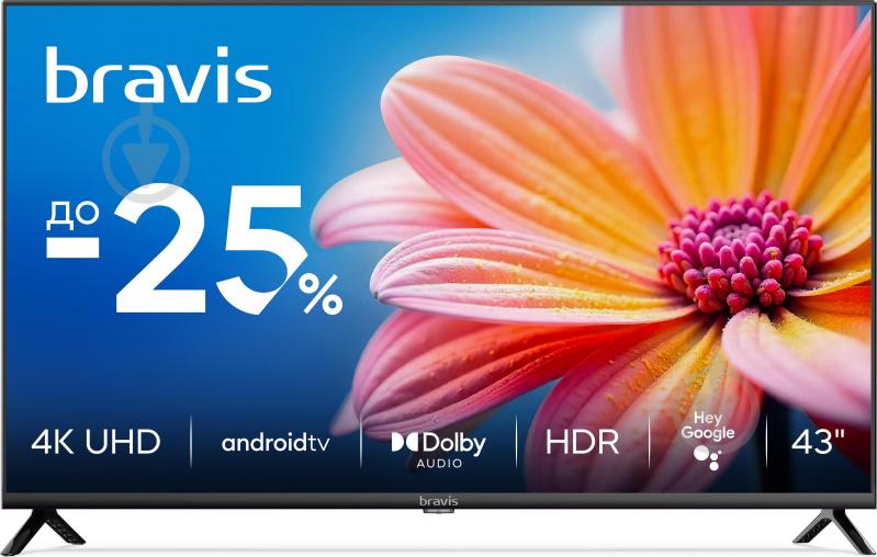Телевізор Bravis 43K6000U - фото 1