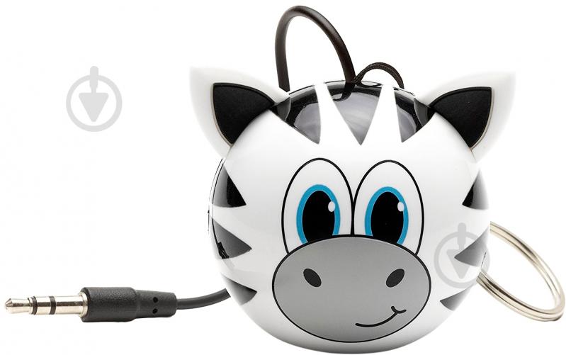 Колонки Kit KS Mini Buddy Speaker Zebra 1.0 white (KSNMBZBR) - фото 1