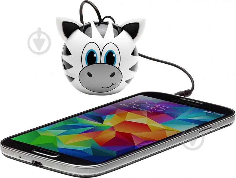 Колонки Kit KS Mini Buddy Speaker Zebra 1.0 white (KSNMBZBR) - фото 3