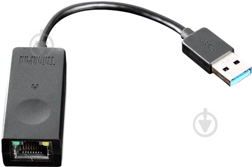 Адаптер Lenovo USB – Ethernet 0.28 м черный (4X90E51405) ThinkPad - фото 1