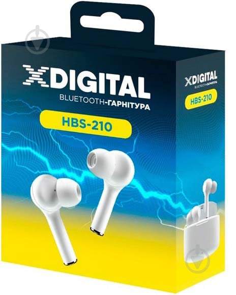 Наушники X-Digital HBS-210 white (HBS-210W) - фото 8