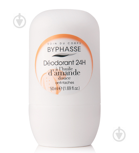 Дезодорант для жінок Byphasse 24h Deodorant Sweet Almond Oil 50 мл - фото 1