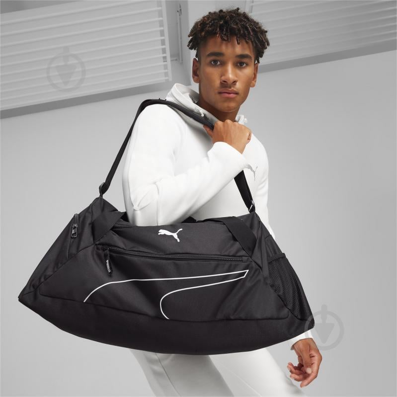 Спортивная сумка Puma CHALLENGER DUFFEL BAG M 09033301 58 л черный - фото 3