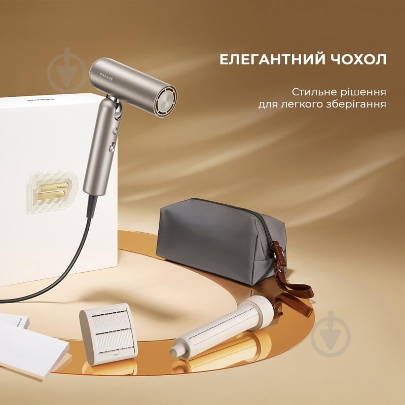 Фен DREAME Hair Dryer Pocket (AHD51) Titanium - фото 2