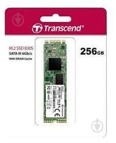 SSD-накопитель Transcend MTS830S 256GB M.2 SATA III 3D TLC (TS256GMTS830S) - фото 2