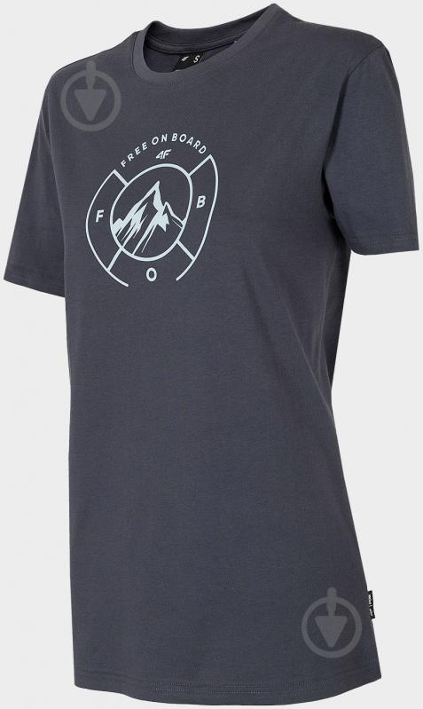 Футболка 4F WOT-SHIRT TSD011 H4Z22-TSD011-23S р.XL сірий - фото 2