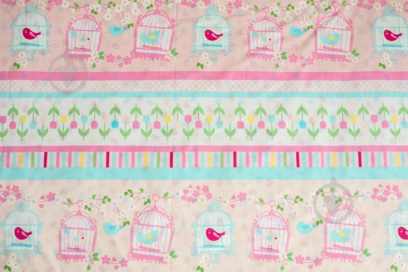 Комплект постельного белья Птичка евро розовый с рисунком Rigel - фото 4 Комплект постельного белья Птичка евро розовый с рисунком Rigel - фото 4