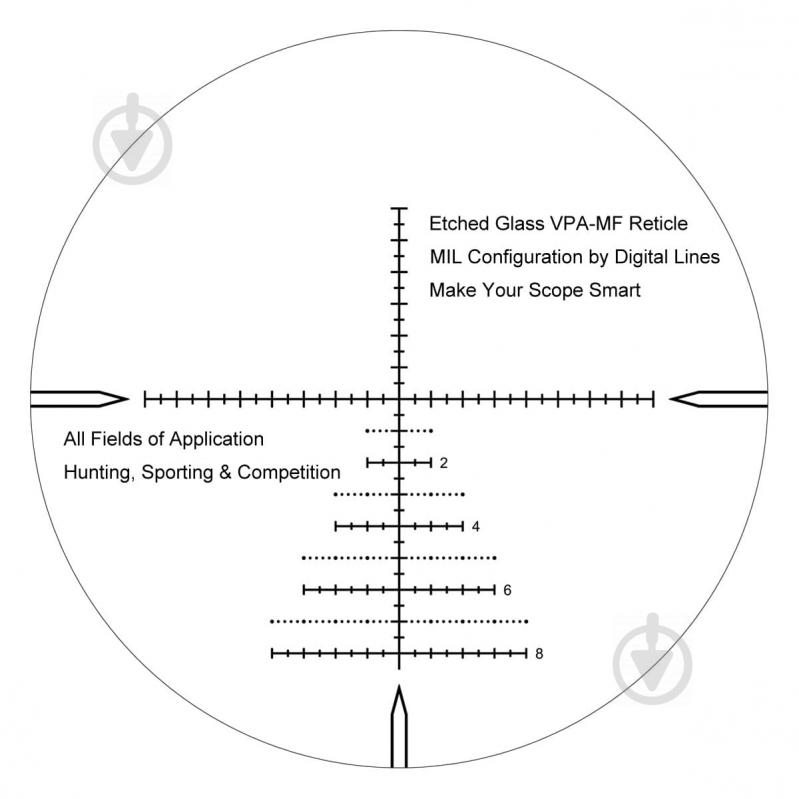 Приціл оптичний Vector Optics Marksman 6-24x50 (30 мм) FFP - фото 7