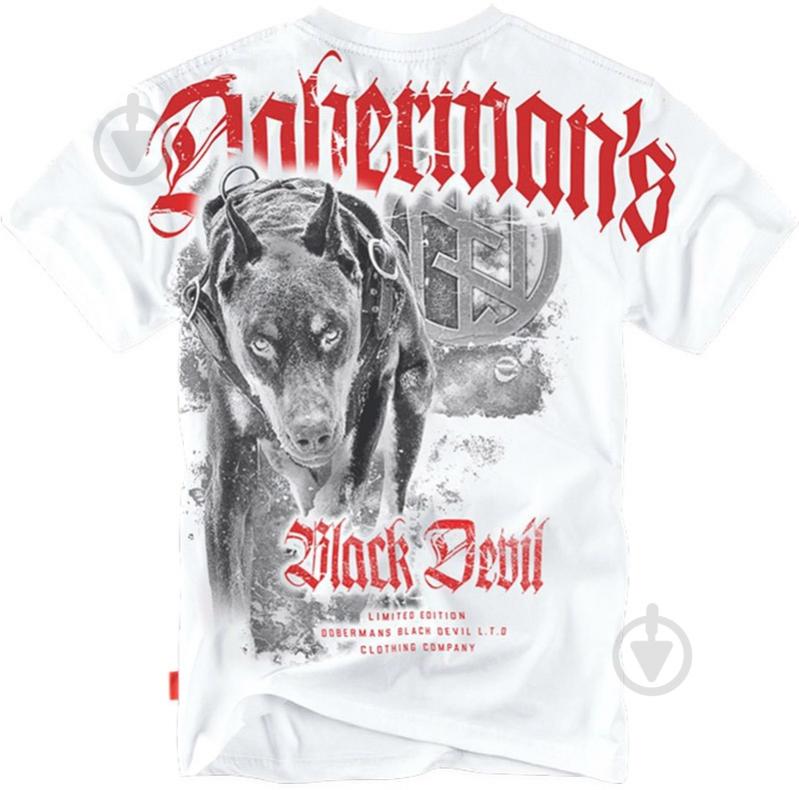 Футболка Dobermans Aggressive TS154 Black Devil р. L белый - фото 2