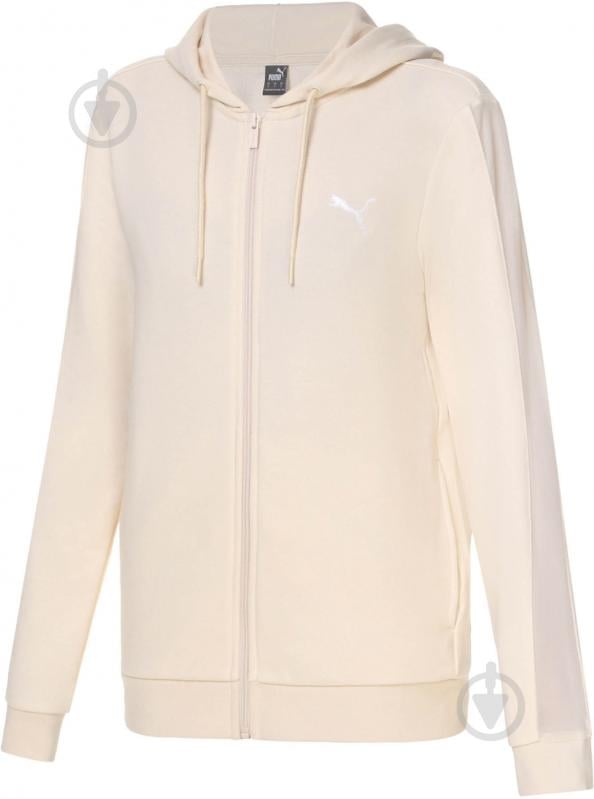 Джемпер Puma FULL ZIP HOODIE 53740602 р. S белый - фото 1