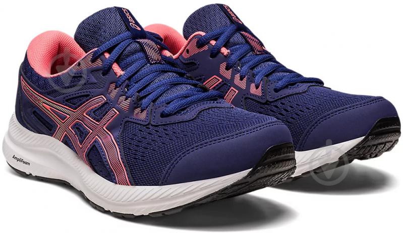 Кроссовки женские демисезонные Asics GEL-CONTEND 8 1012B320-405 р.40,5 синие - фото 3