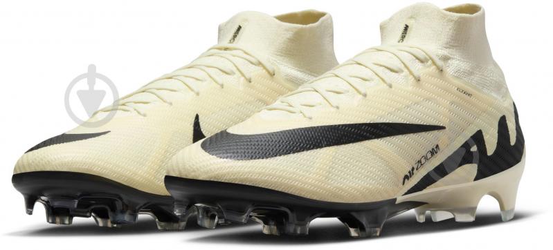 Бутсы Nike MERCURIAL SUPERFLY 9 ELITE DJ4977-700 р.43 желто-черный - фото 5