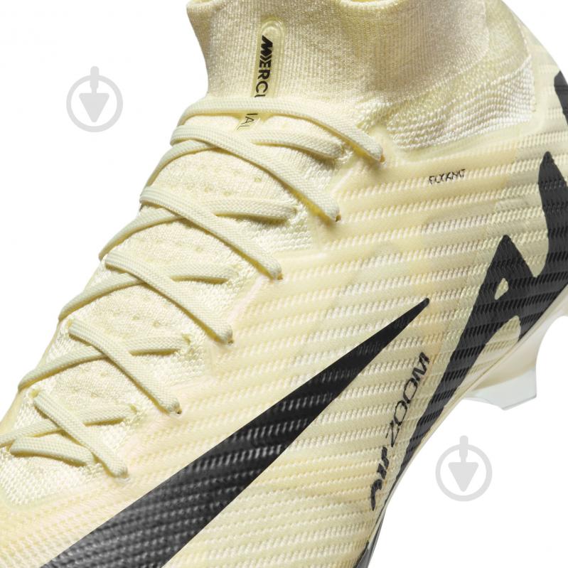 Бутсы Nike MERCURIAL SUPERFLY 9 ELITE DJ4977-700 р.43 желто-черный - фото 9