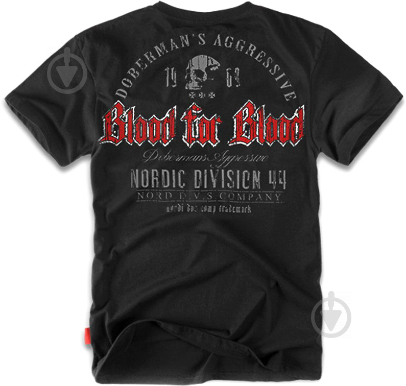 Футболка Dobermans Aggressive Blood For Blood TS32BK-XL р. XL чорний - фото 2