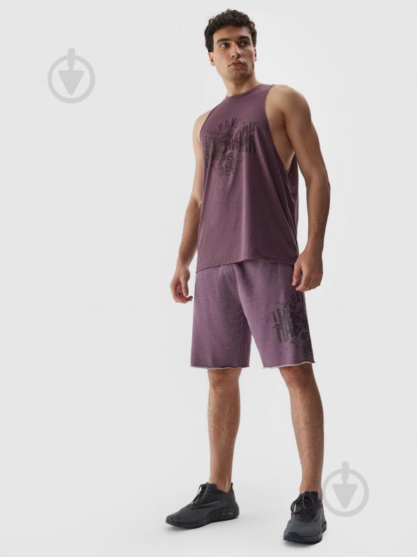 Шорты 4F SHORTS FNK M531 4FRAW23TFSHM531-60M р. M фиолетовый - фото 3