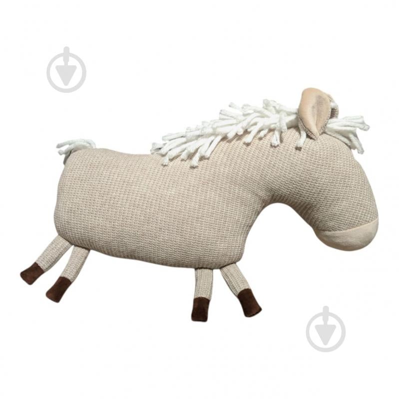 Мягкая игрушка-обнимашка Анна Лошадка 48 см бежевый - фото 2 Мягкая игрушка-обнимашка Анна Лошадка 48 см бежевый - фото 2