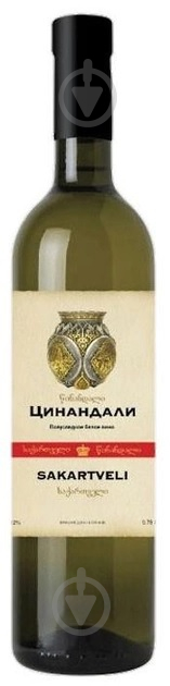 Вино Sakartveli біле сухе 11,5% 0.75 л код 34 0,75 л - фото 1