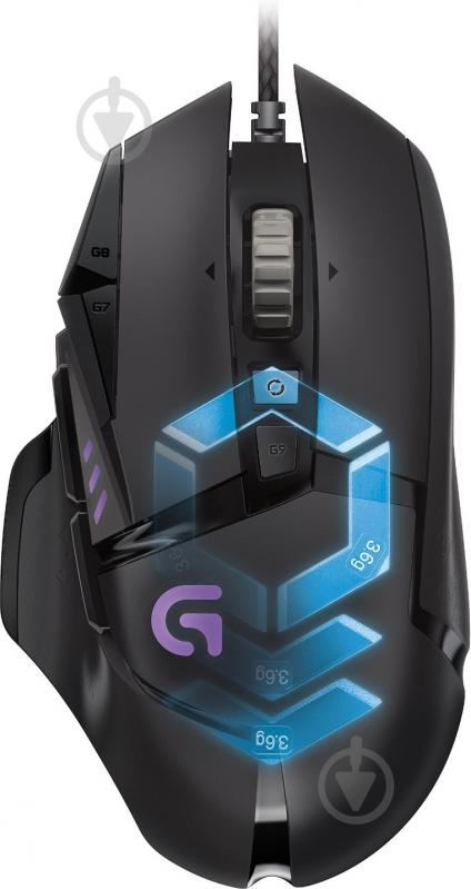 Мышь Logitech G502 USB Proteus Spectrum (910-004617) black - фото 1