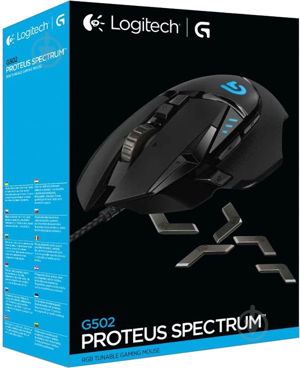Мышь Logitech G502 USB Proteus Spectrum (910-004617) black - фото 9