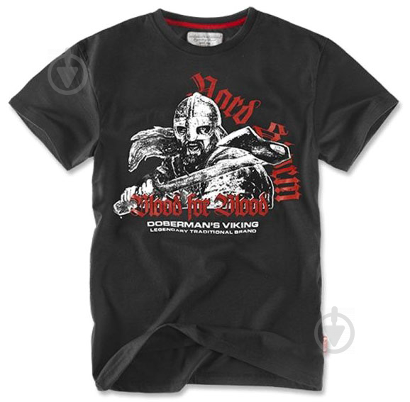 Футболка Dobermans Aggressive Blood For Blood TS70BK-XXL р. XXL чорний - фото 1