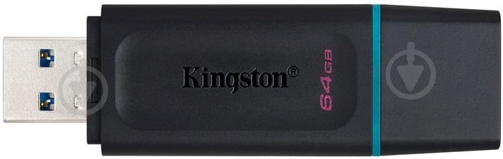 Флеш-память USB Kingston DataTraveler Exodia 64 ГБ USB 3.2 black/blue (DTX/64GB-2P) - фото 4