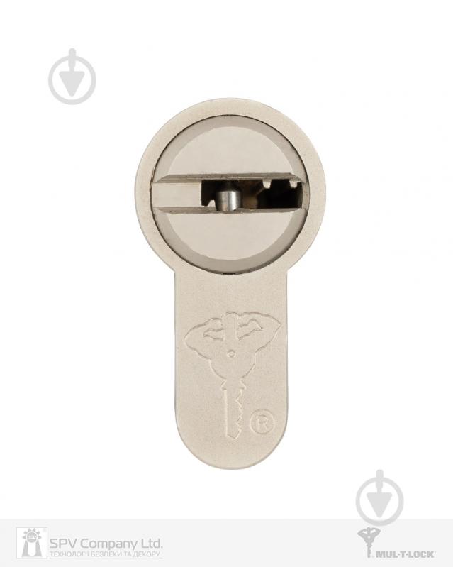 Циліндр Mul-T-Lock INTEGRATOR 40x35 ключ-вороток 75 мм нікель сатин - фото 4