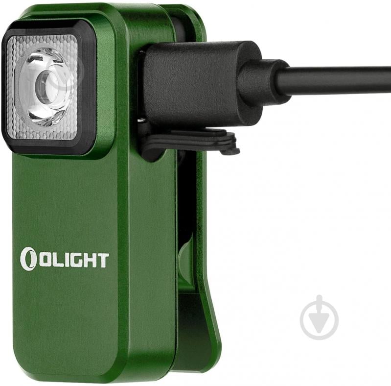 Фонарик Olight Oclip (2370.43.86) зеленый - фото 5