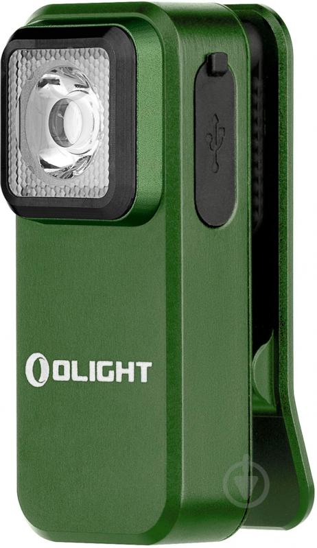 Фонарик Olight Oclip (2370.43.86) зеленый - фото 1