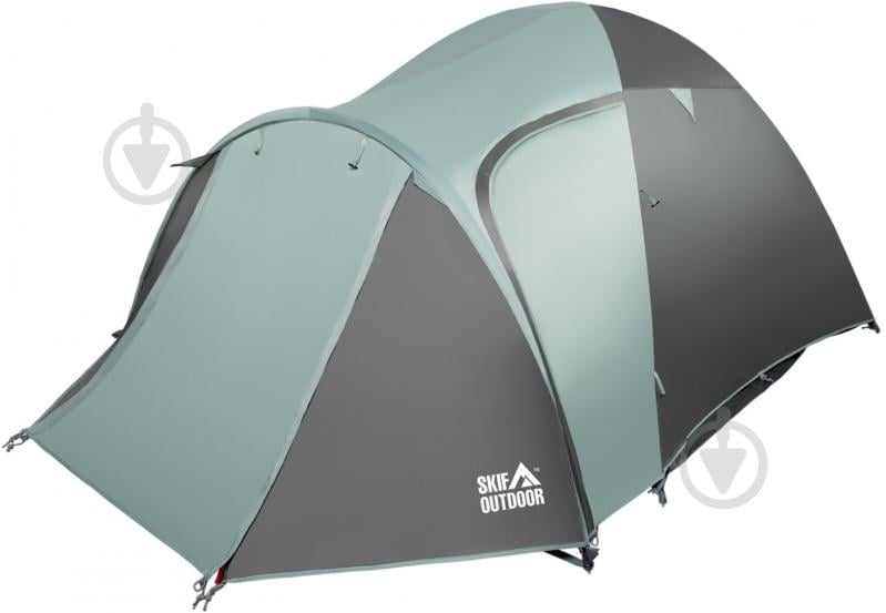 Палатка SKIF Outdoor Bakota 3 120+210x210x130 см green 389.03.92 - фото 2