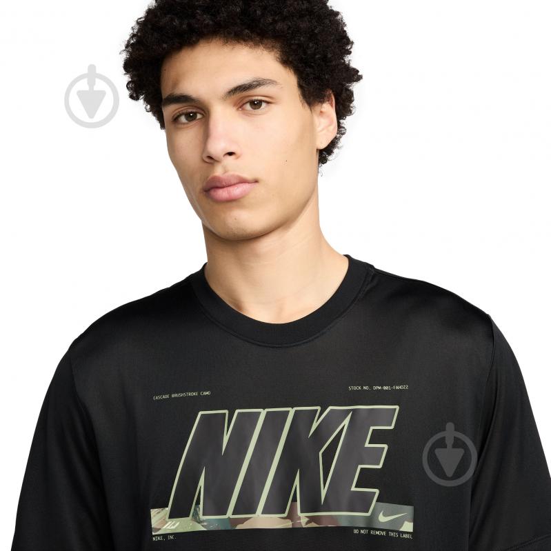 Футболка Nike M NK DF TEE RLGD CAMO GFX FV8370-010 р.2XL черный - фото 3