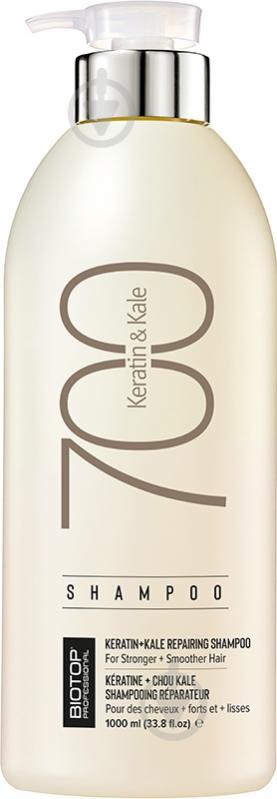 Шампунь BIOTOP Keratin + Kale 700 1000 мл - фото 1