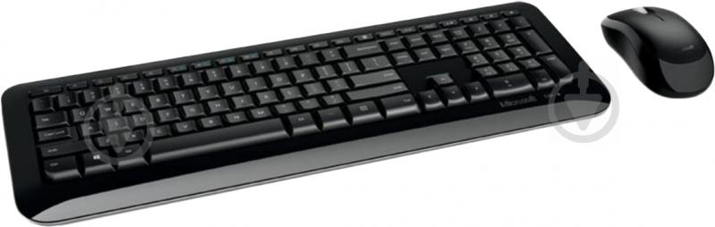 Комплект клавиатура + мышь Microsoft Wireless Desktop 800 black (2LF-00012) - фото 3