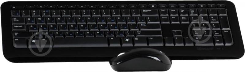 Комплект клавиатура + мышь Microsoft Wireless Desktop 800 black (2LF-00012) - фото 2