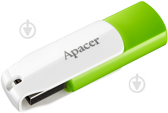 Флеш-пам'ять USB Apacer AH335 64 ГБ USB 2.0 green/white (AP64GAH335G-1) - фото 1