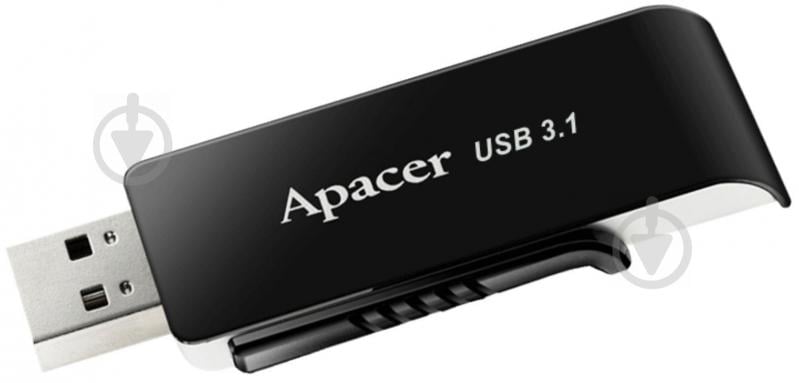 Флеш-память USB Apacer AH350 128 ГБ USB 3.1 black (AP128GAH350B-1) - фото 1