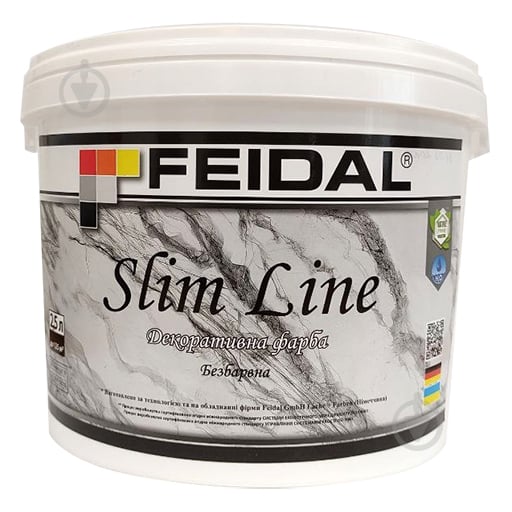 Декоративная краска Feidal Slim Line TR бесцветный 2,5 л - фото 1