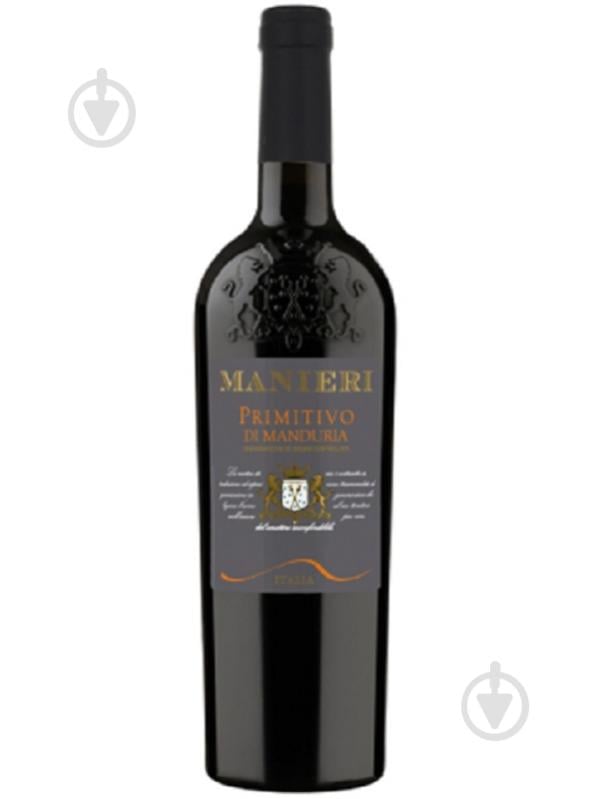 Вино Manieri DOC Primitivo di Manduria 18 Manieri 14,5% 0,75 л - фото 1