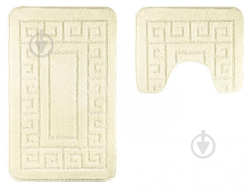 Набор ковриков Perfex Classic 2 шт. 60x100 cм / 50x60 см белый - фото 1