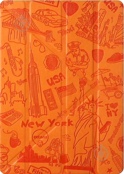 Чехол OZAKI O!coat Travel New York 360° Multiangle iPad Air/Air 2 orange (OC111NY) - фото 1