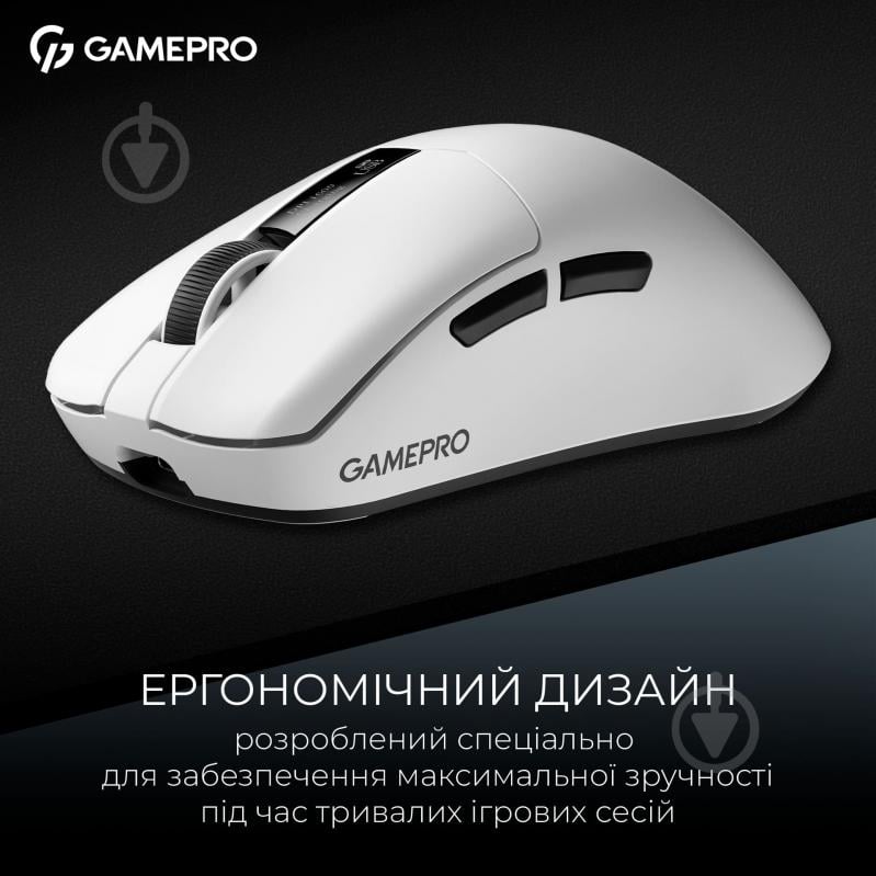 Мишка бездротова GamePro Asgard Thor white (GM023W) - фото 14 Мишка бездротова GamePro Asgard Thor white (GM023W) - фото 14